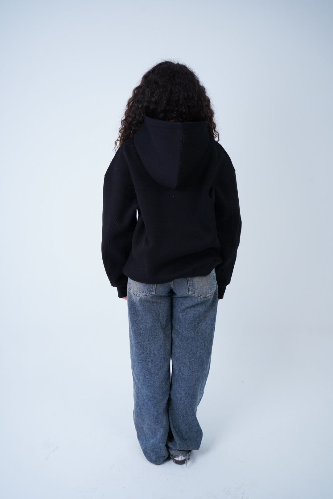 Black Relaxed Fit Hoodie