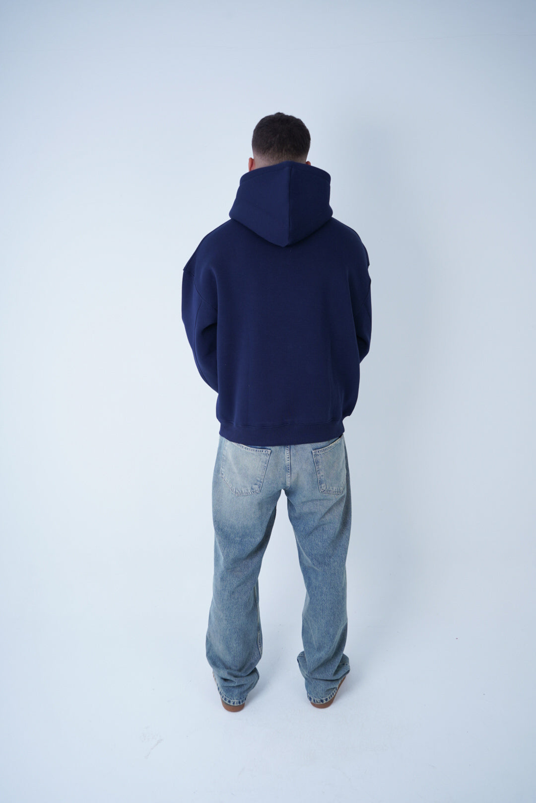 Navy Relaxed Fit Hoodie