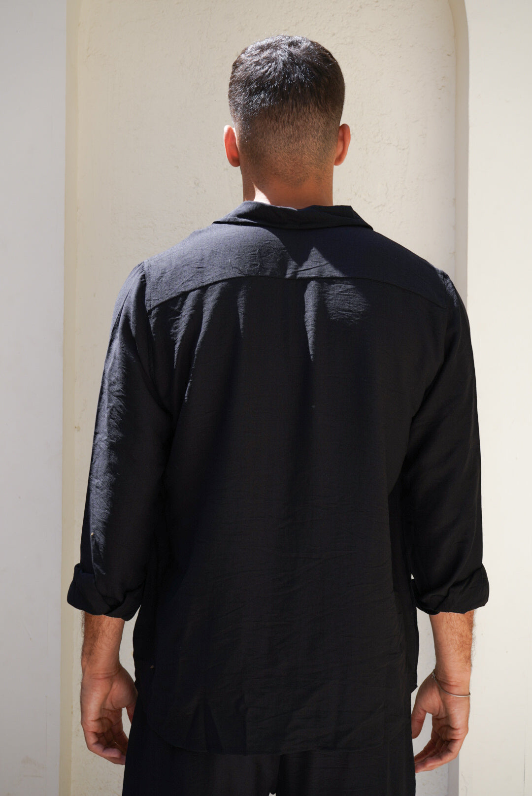 Black Linen Shirt