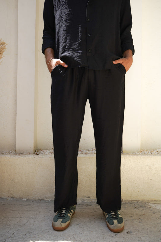 Black Linen Pants