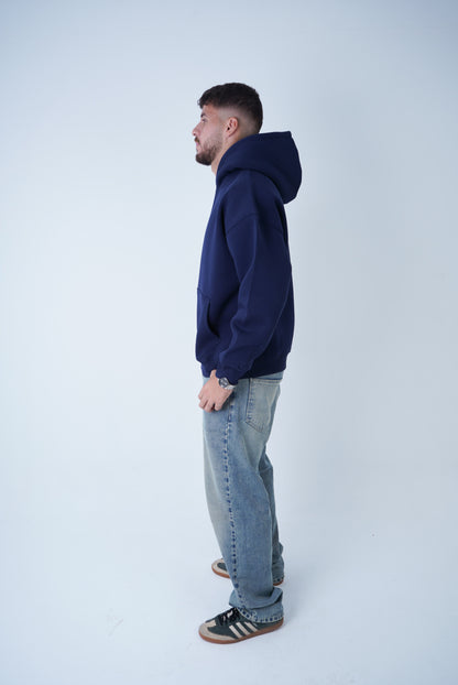 Navy Relaxed Fit Hoodie