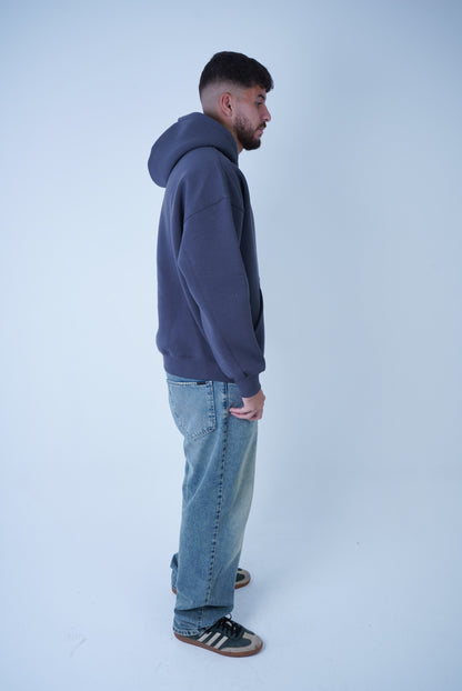 Dark Grey Relaxed Fit Hoodie