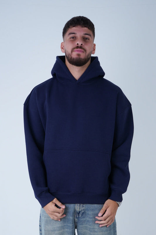 Navy Relaxed Fit Hoodie