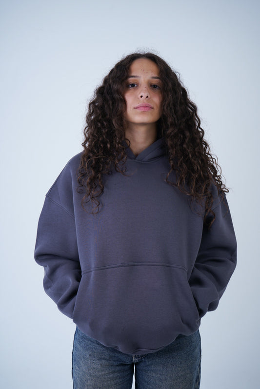 Dark Grey Relaxed Fit Hoodie