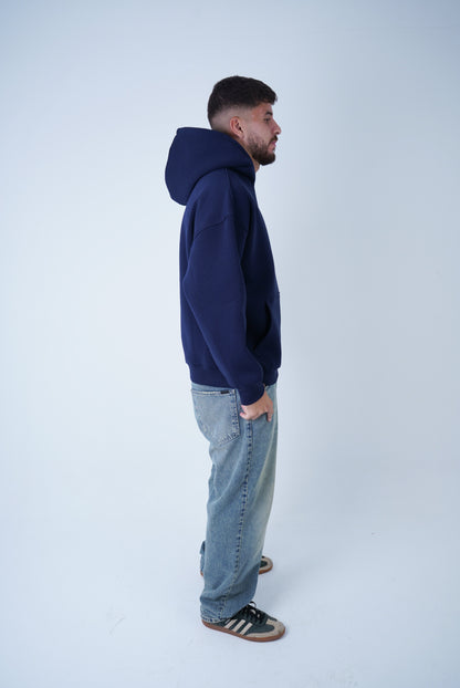 Navy Relaxed Fit Hoodie