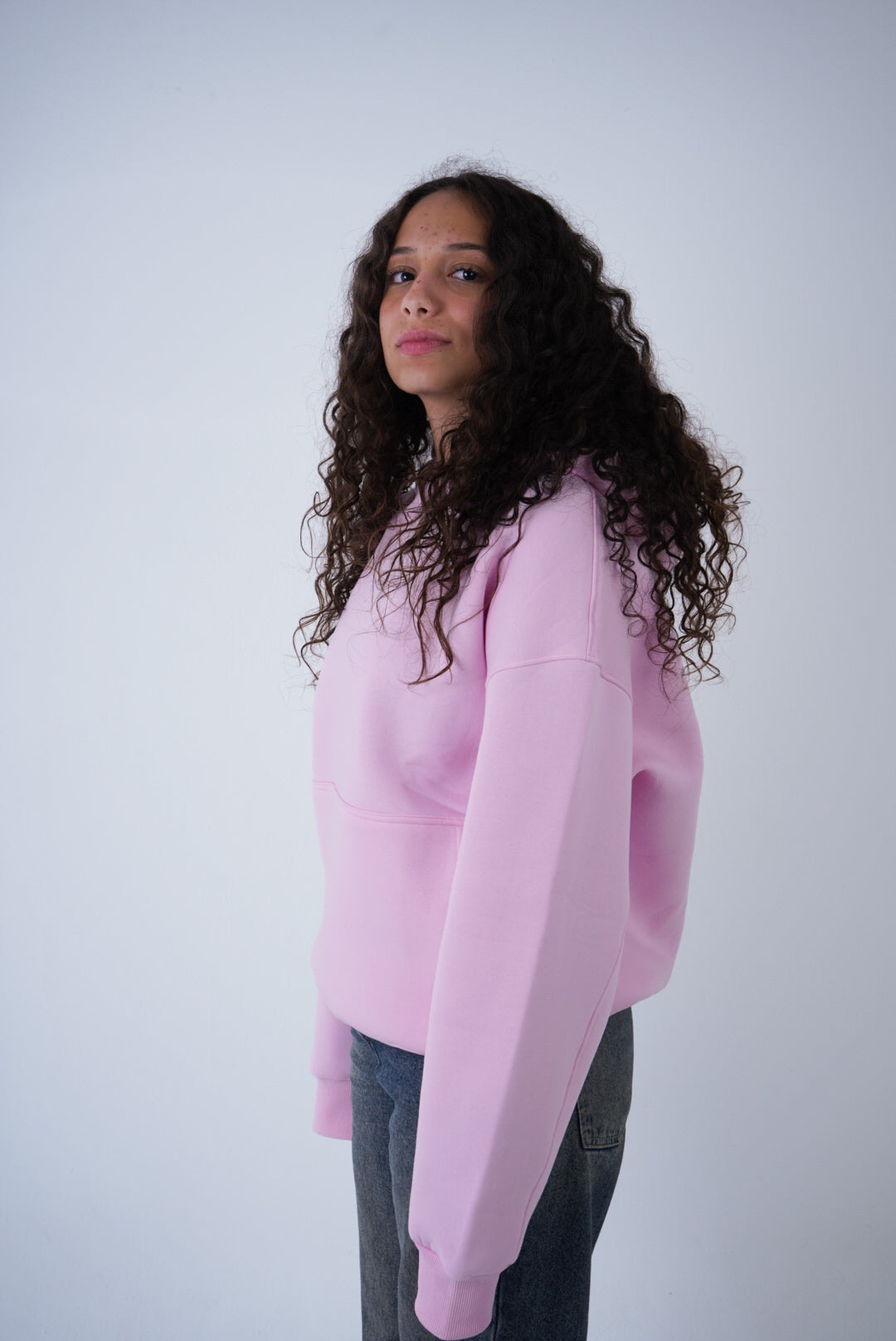 Pink Relaxed Fit Hoodie