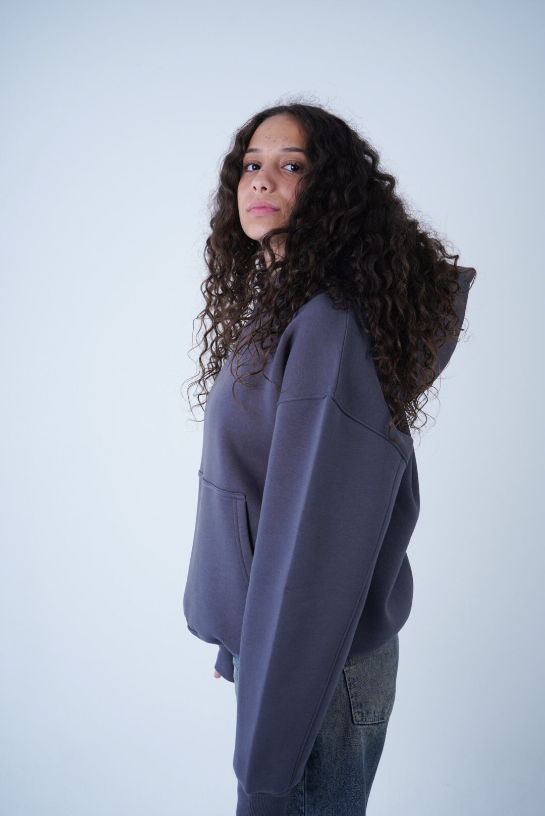 Dark Grey Relaxed Fit Hoodie