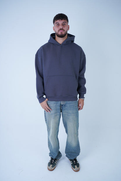 Dark Grey Relaxed Fit Hoodie