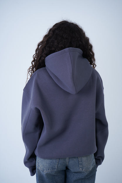 Dark Grey Relaxed Fit Hoodie