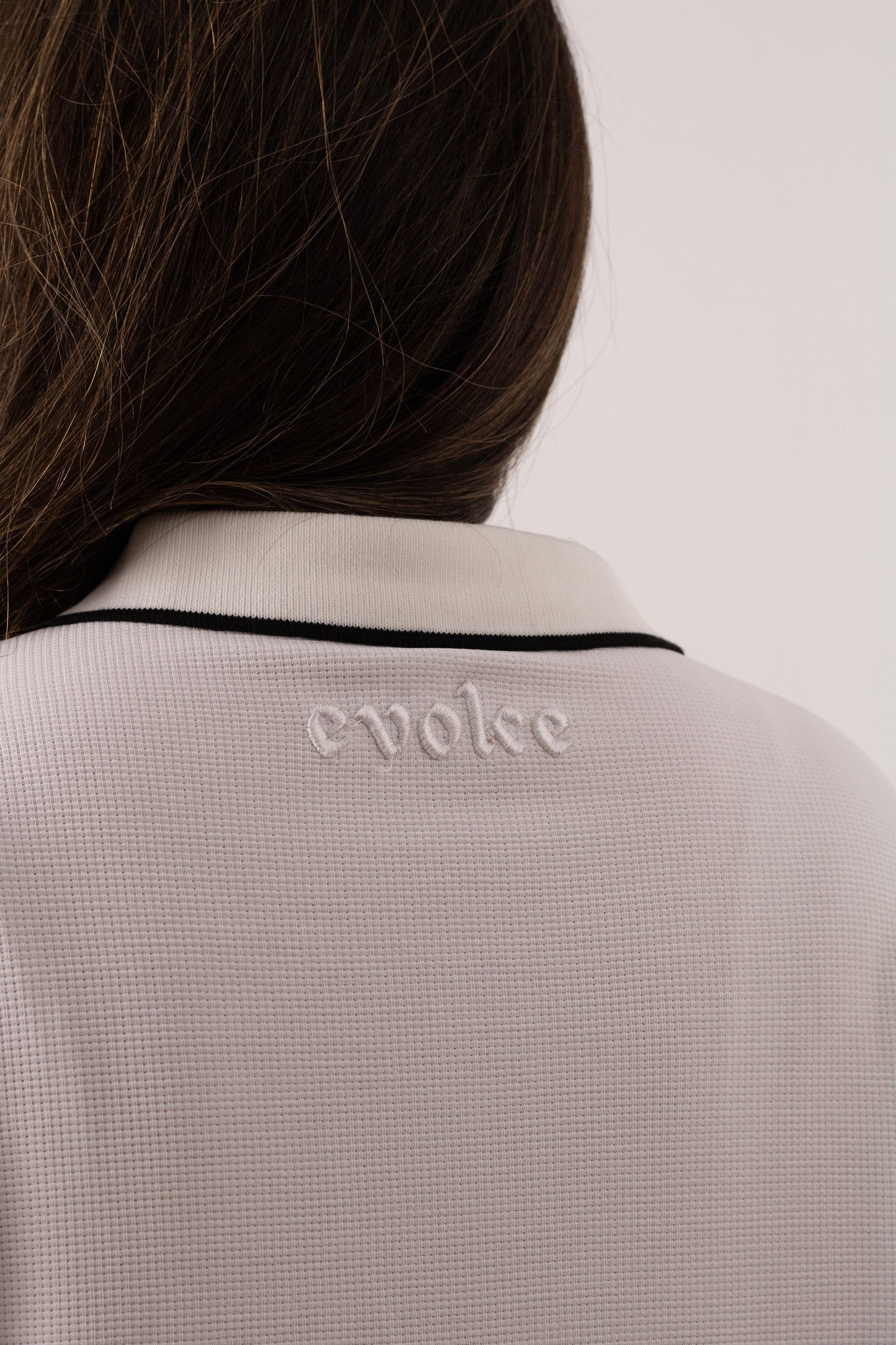 White Quarter Zip-Up