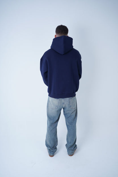 Navy Relaxed Fit Hoodie