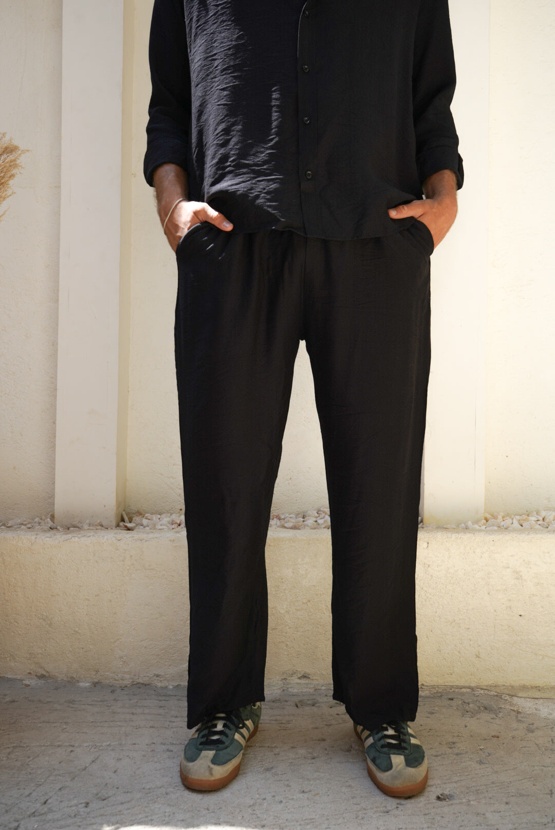 Black Linen Pants