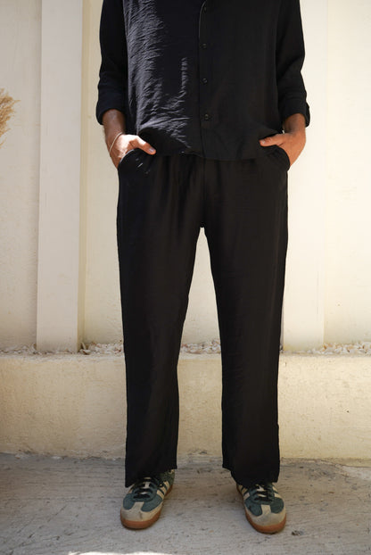 Black Linen Pants