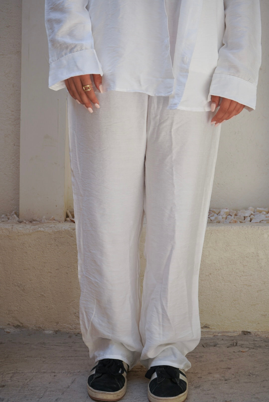 White Linen Pants