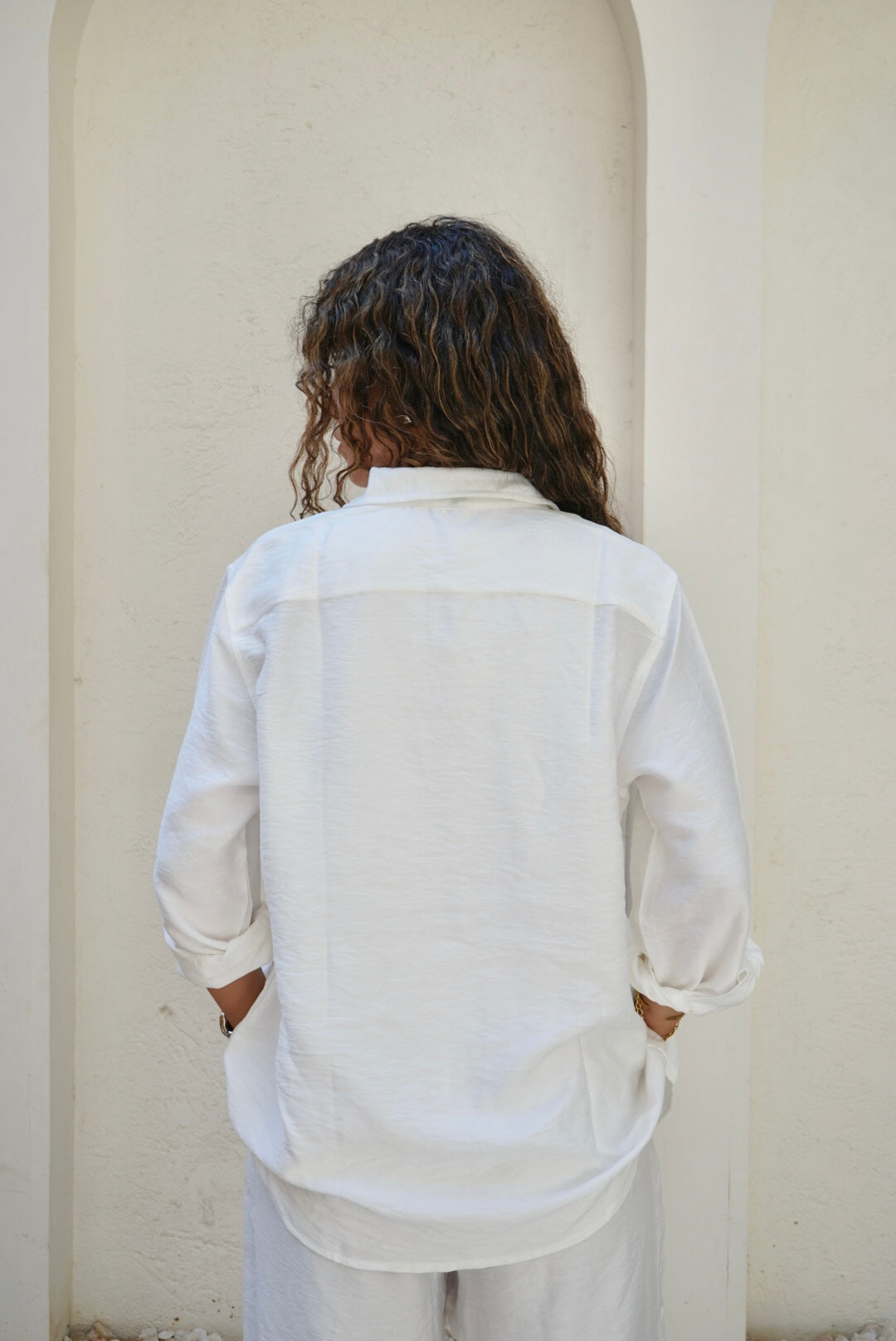 White Linen Shirt