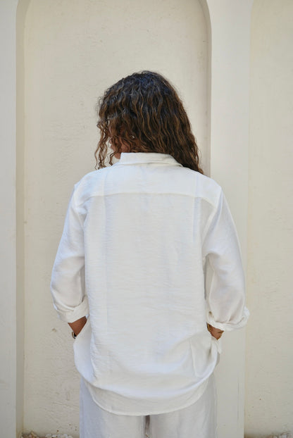 White Linen Shirt